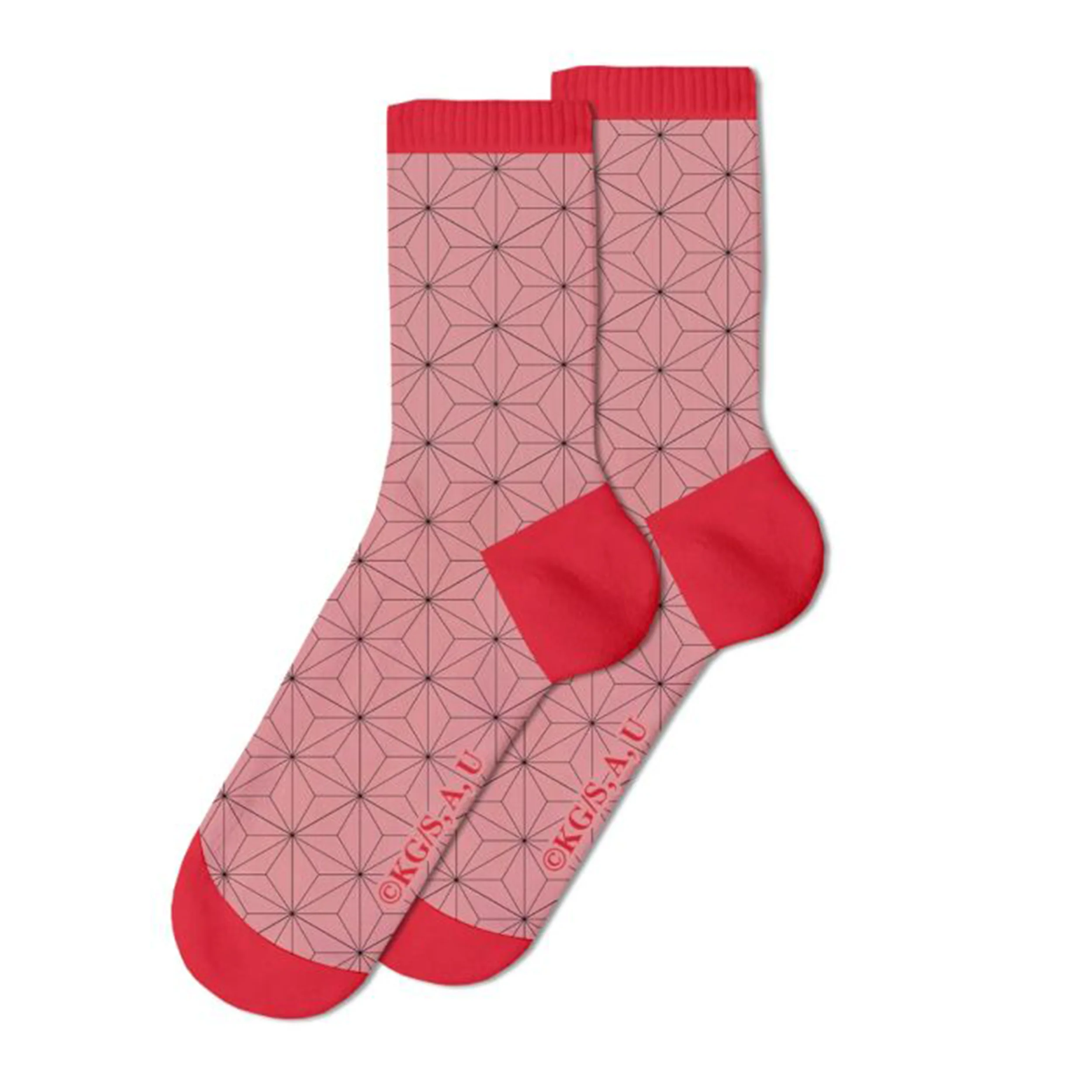 Demon Slayer - Nezuko Kamado - Socken - 2er Pack (Größe 36-40)